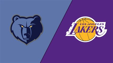 lakers vs grizzlies game